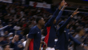 celebrate let's go GIF by NBA