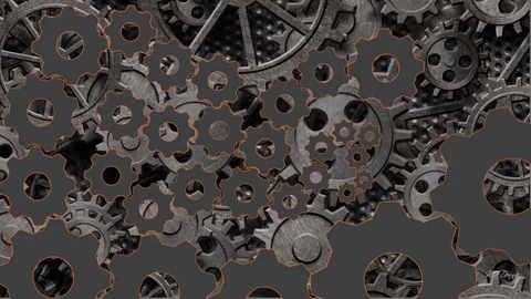 turning gears GIF