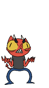 Angry Art Sticker