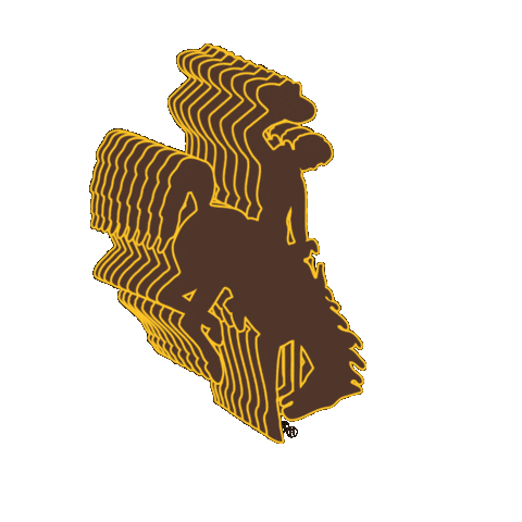 WyomingResidenceLife giphygifmaker cowboys wyoming pokes Sticker