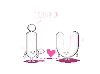 I Love You Art Sticker by Sam Omo