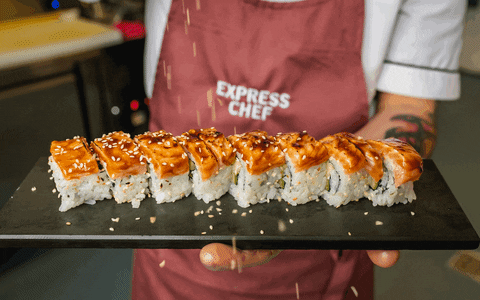 clujlife giphyupload sushi express chef GIF