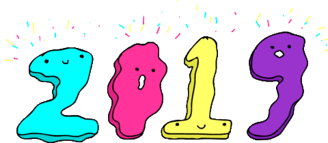 happy new year Sticker by Java Doodles