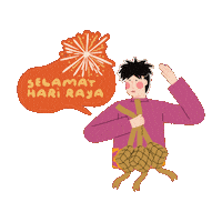 Selamat Hari Raya Sticker by Bayu Somerset