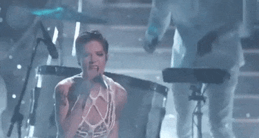 halsey movie awards 2016 GIF by MTV Movie & TV Awards