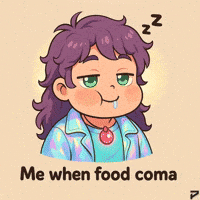 Drooling Food Coma GIF by Persona