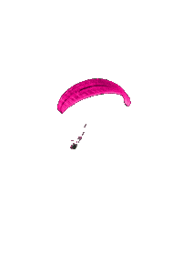 SkyGirlParagliding fly sky flying switzerland Sticker