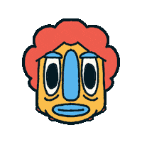 Rolling Funny Face Sticker by subtlestrokes