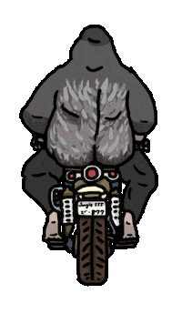 Gorilla Silverback Sticker