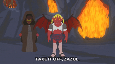 red devil shame GIF by South Park 
