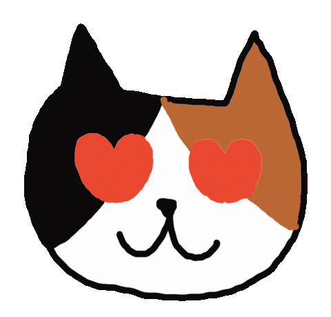nekotokame giphyupload cat ねこ 猫 Sticker