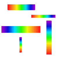 Rainbow Gradient Sticker by Holo Taco