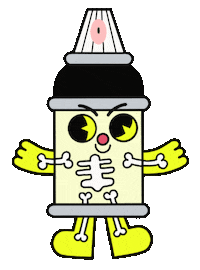 Halloween Graffiti Sticker by Yubia