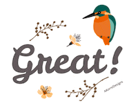 Good Morning Thank You Sticker