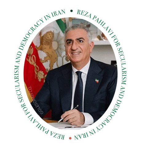 Pahlavi Sticker by Golesorkh Co.