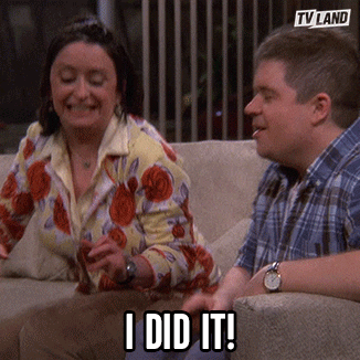 Excited I Did It GIF by TV Land