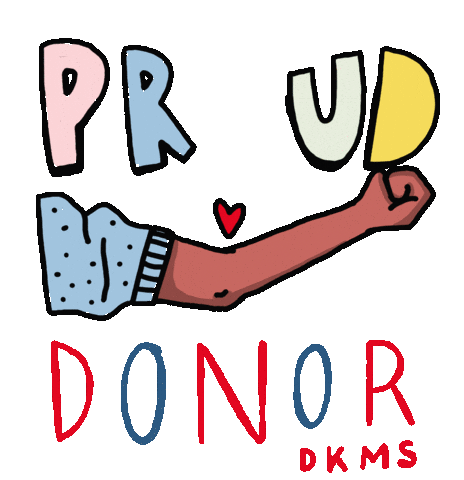 Stronger Together Yes Sticker by DKMS Group – We Delete Blood Cancer