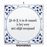 Storm Spreuk Sticker by Tegelspreuken.nl