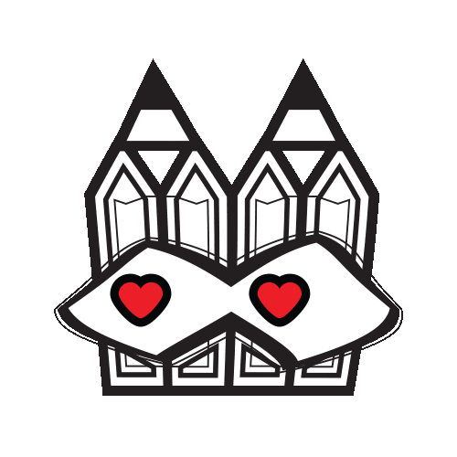 In Love Heart Sticker by Stamatia Alexaki