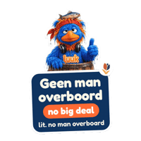 No Worries Luuk Sticker by Dutch Fluency