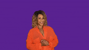 ComedianHollyLogan smile hello nice calm GIF