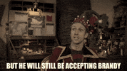 Christmas Drink GIF by FoilArmsandHog