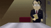 interview cop GIF by South Park 