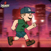 DashKids running nft energy la GIF