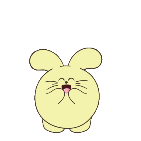 fatrabbitfarm happy new excited kawaii Sticker