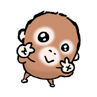 Monkey Orangutan Sticker by soconsocon
