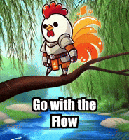 Go With The Flow Peace GIF by Zorooster