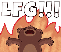 Lets Go Yes Sticker by BEARISH
