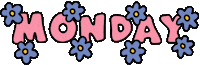 Monday Morning Sticker by Poppy Deyes