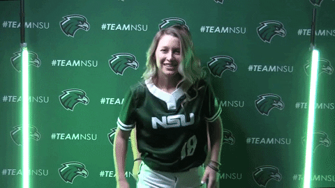 Softball GIF by RiverHawk Sports