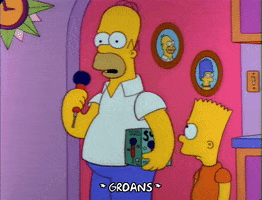 Frustrated Season 3 GIF by The Simpsons