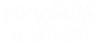 Week-End Blanc Sticker by atelier poney