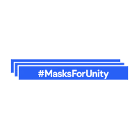 Masksforunity love covid coronavirus covid19 Sticker