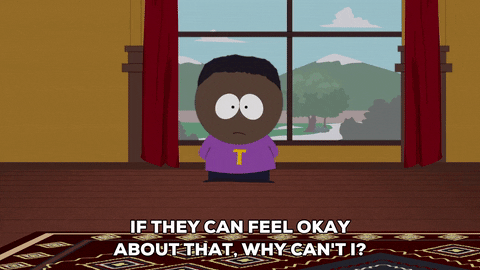 token black african GIF by South Park 