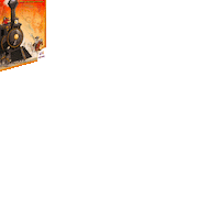 Ludonaute play board game bandit old west Sticker