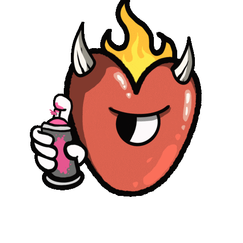 Rarehearts giphyupload colors graffiti graff Sticker