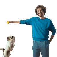 Dog Jump Sticker by PostFinance