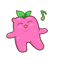 Moldsy happy dance kawaii mold Sticker