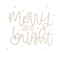 Christmas Lettering Sticker