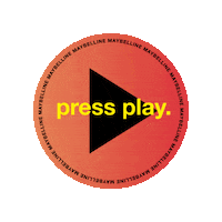 Press Play Sticker by Maybelline