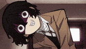 oxo_raccoon bsd dazai bungo stray dogs osamu GIF