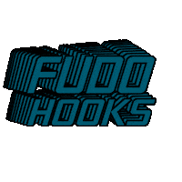 fudofishing fudo fudo fishing fudo hooks Sticker