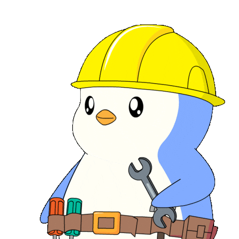 Well Done Yes Sticker by Pudgy Penguins