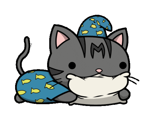 Tired Chill Sticker by Tutimon