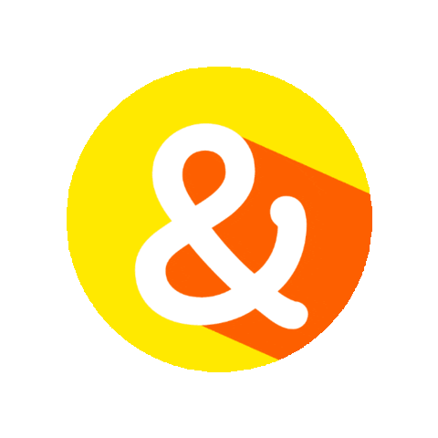 Orange Abc Sticker