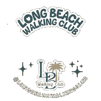 Long Beach Volunteer Sticker by Long Beach Walking Club